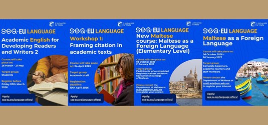 SEA-EU poziva: Online tečajevi engleskog i malteškog jezika! 